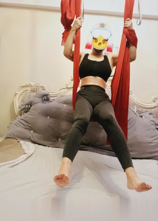 湖塘花样多健身的姐姐